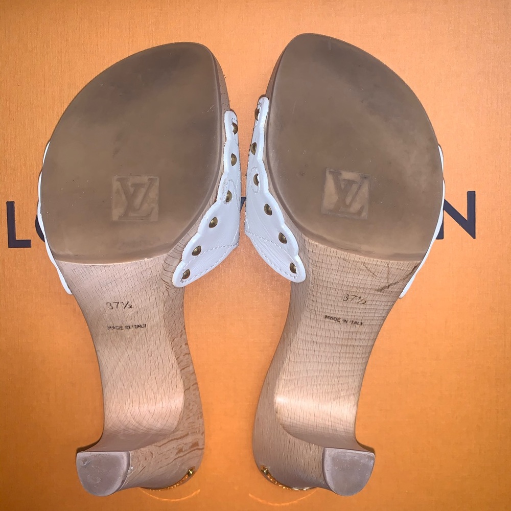 Louis Vuitton Charlotte open toe Mule Sandal white - Picture 6 of 6